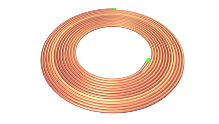 Трубы медные 06,35x0,61x15000мм (1\/4"х0,024") Vietpipe Master SPL-15075-15VM